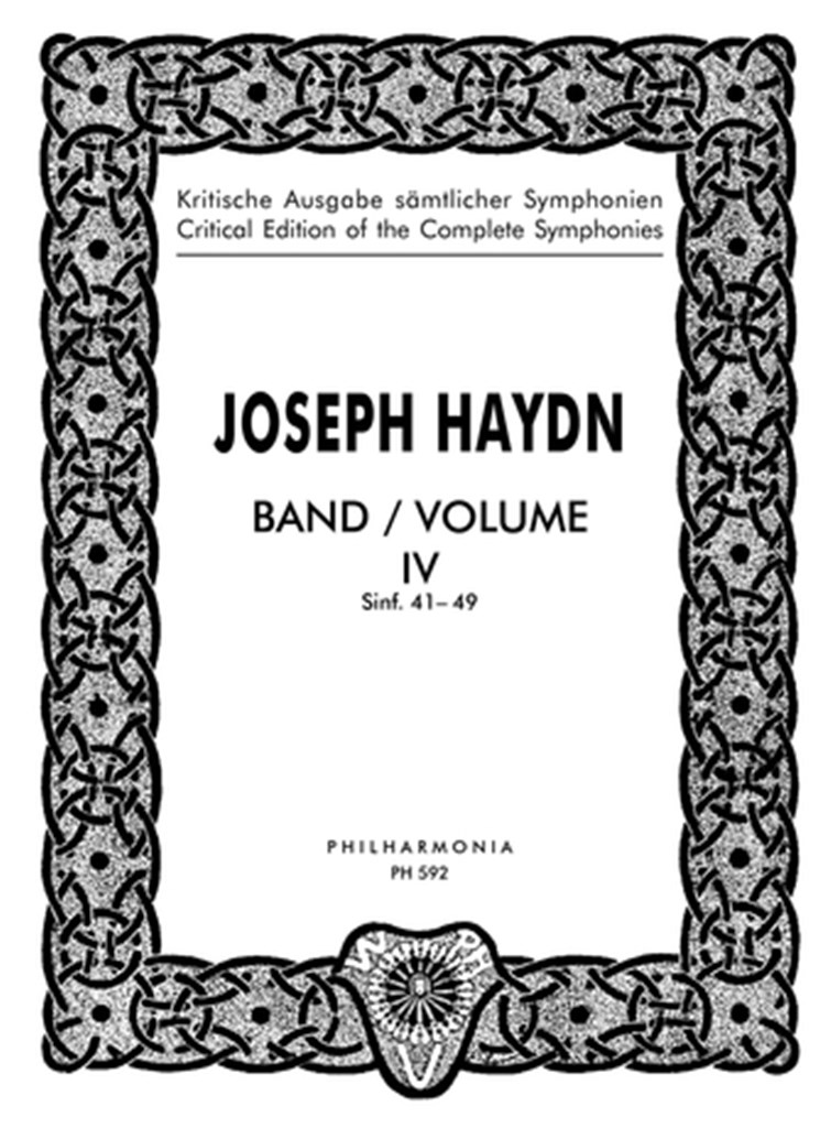 Symphonien Nr. 41-49 Band 4